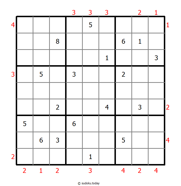 Skyscrapers Sudoku