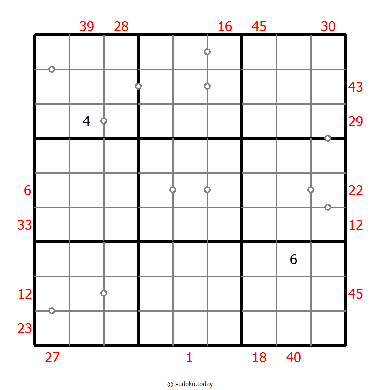 Hybrid Sudoku ( X Sums + Consecutive )