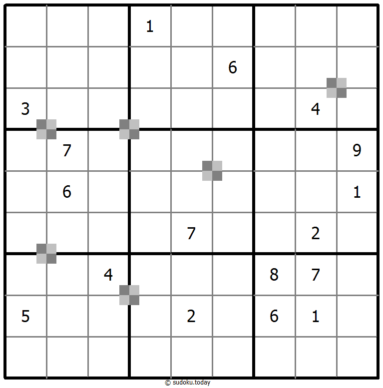Sudoku pastel bicolor Dia 27 de octubre de 2025