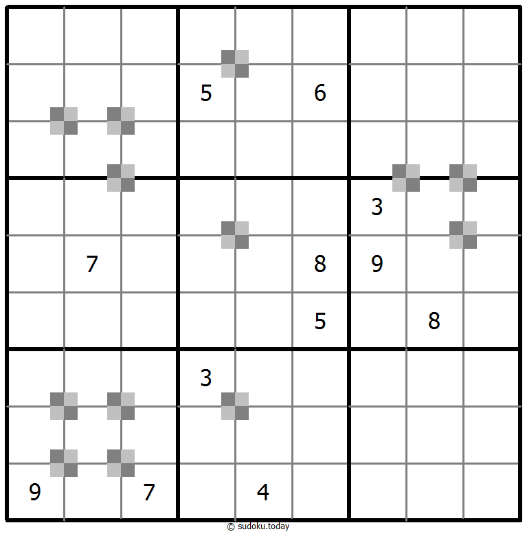 Sudoku pastel bicolor