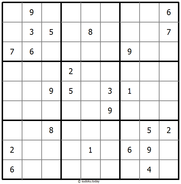 Sudoku clásico Dia 27 de octubre de 2025