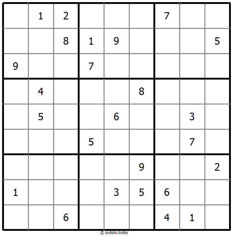 Sudoku clásico Dia 27 de octubre de 2025