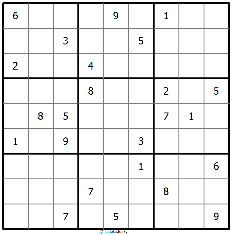 Sudoku clásico Dia 29 de octubre de 2025