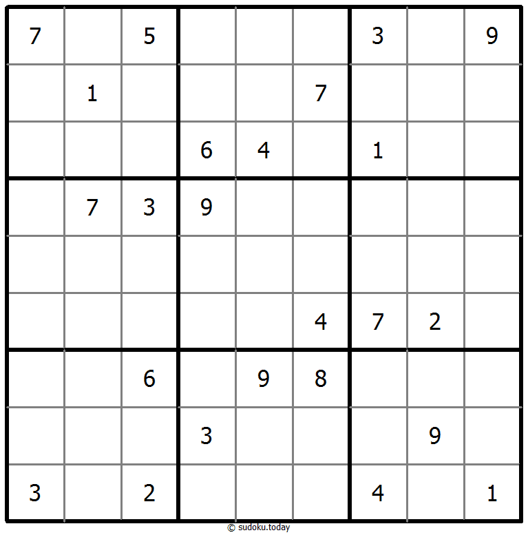 Sudoku clásico Dia 29 de octubre de 2025