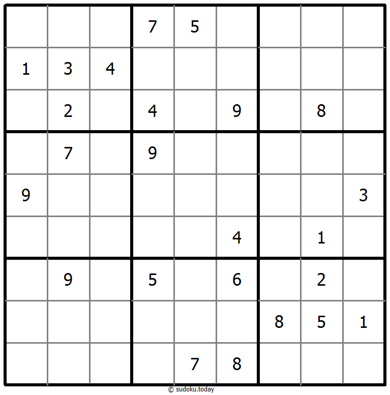 Sudoku clásico Dia 31 de octubre de 2025