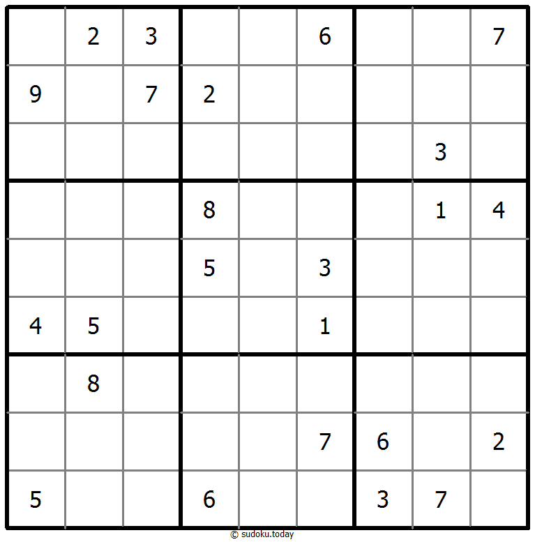 Sudoku clásico Dia 29 de octubre de 2025