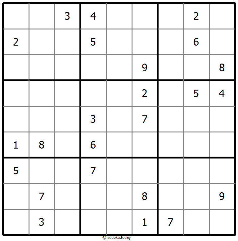 Sudoku clásico Dia 29 de octubre de 2025