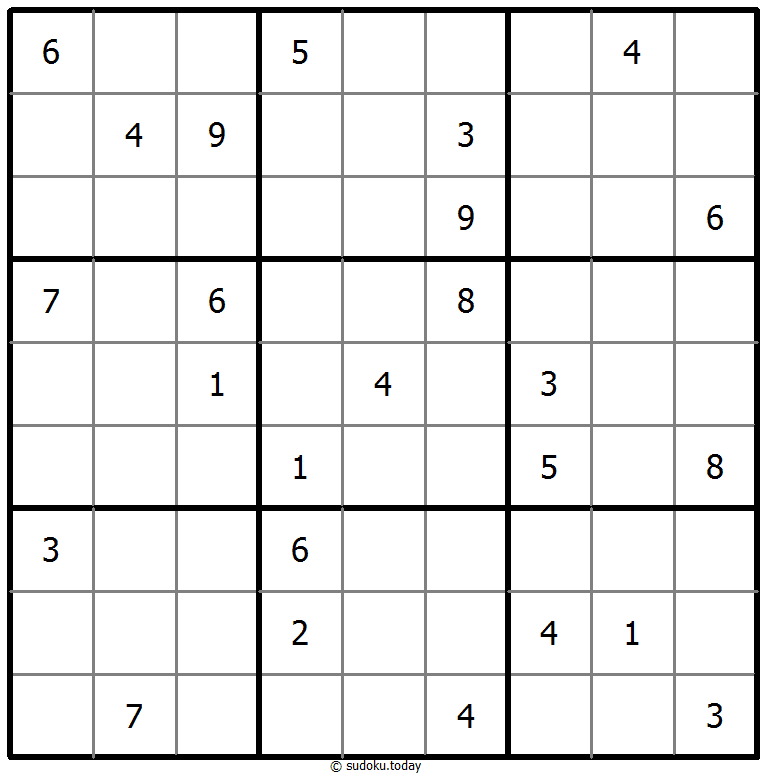 Sudoku clásico Dia 29 de octubre de 2025