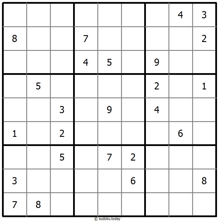Sudoku clásico Dia 30 de octubre de 2025