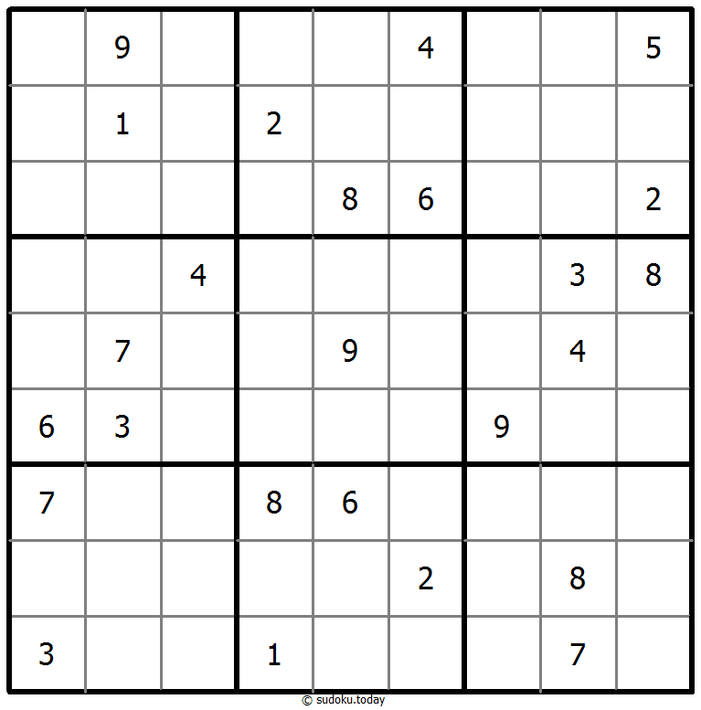 Sudoku clásico Dia 30 de octubre de 2025