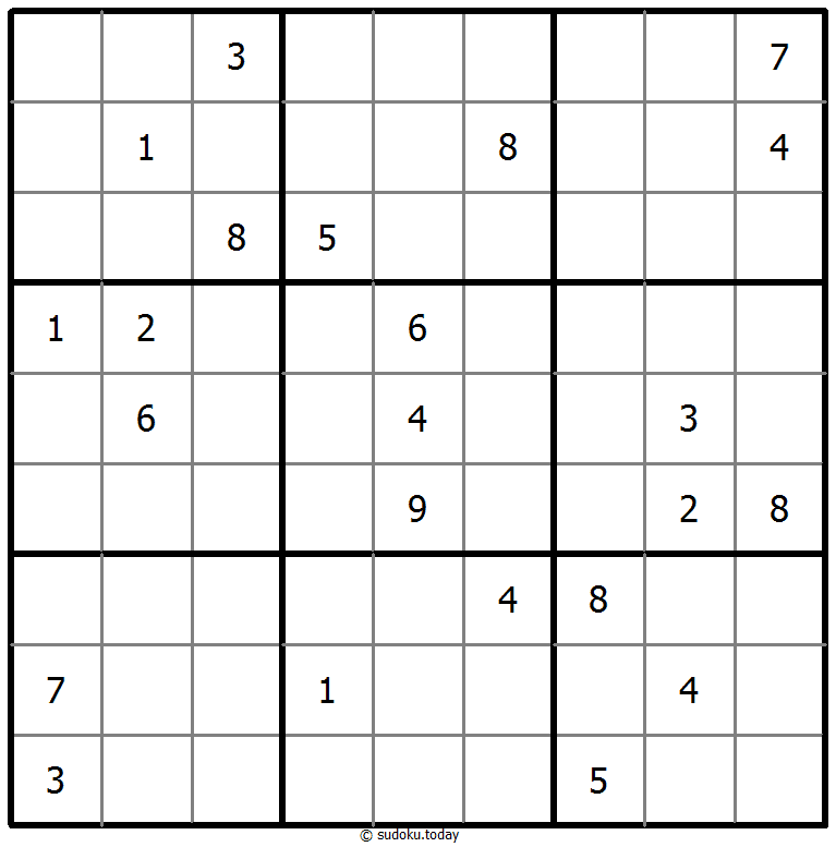 Sudoku clásico Dia 27 de octubre de 2025