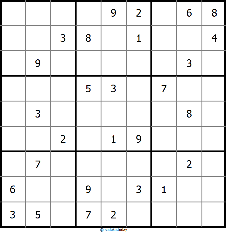 Sudoku clásico Dia 27 de octubre de 2025