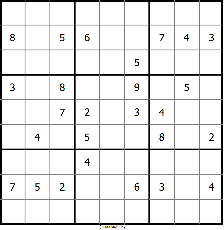 Sudoku sin contacto Dia 27 de octubre de 2025
