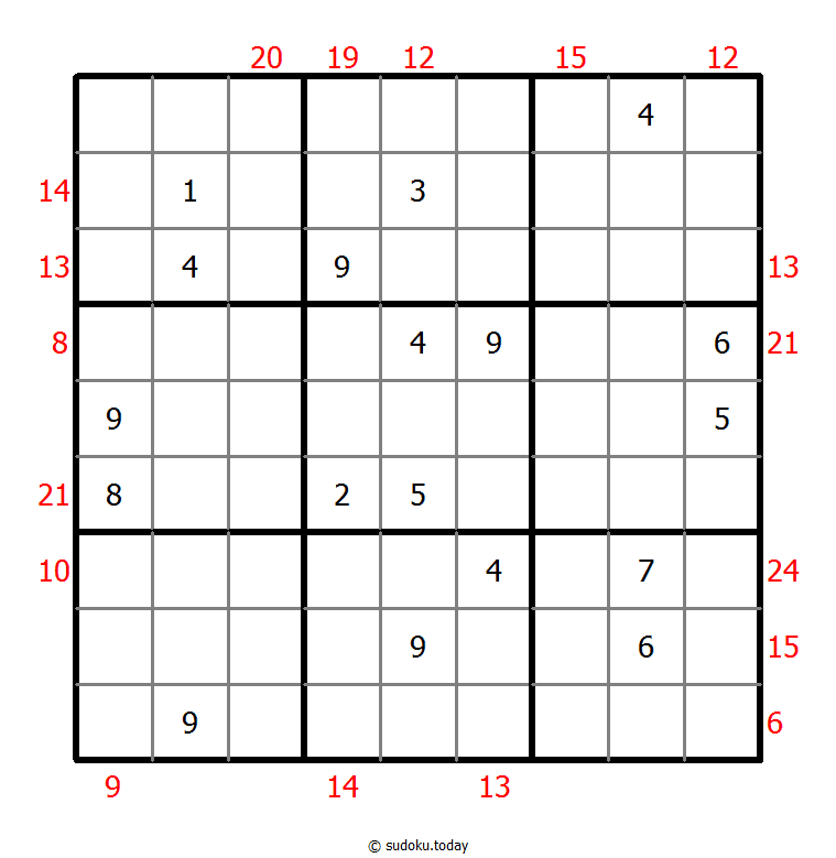 Sum Frame Sudoku