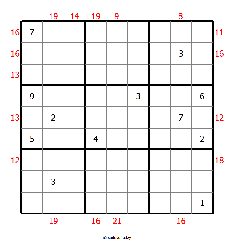 Sum Frame Sudoku