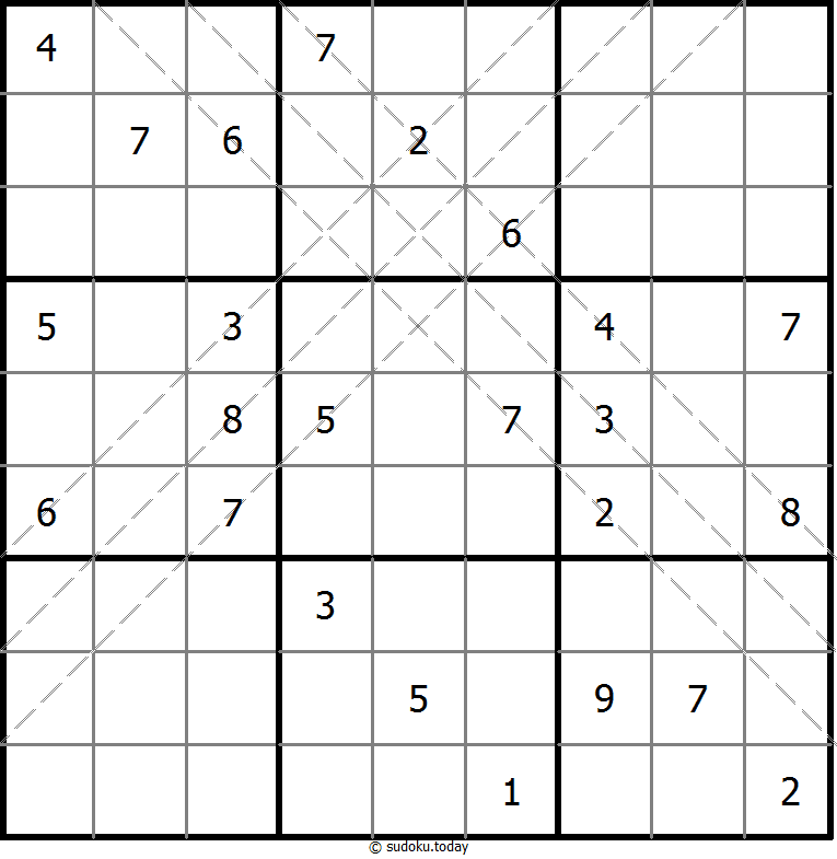Multi Diagonal Sudoku