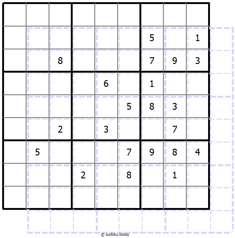 Sudoku de sombras 10x10 #39377