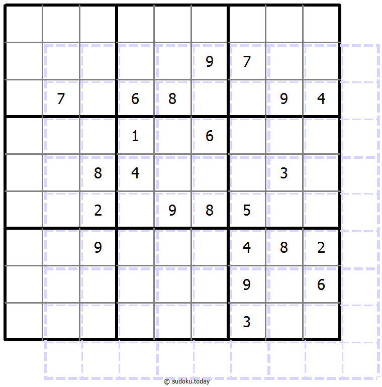 Sudoku de sombras 10x10 #39378