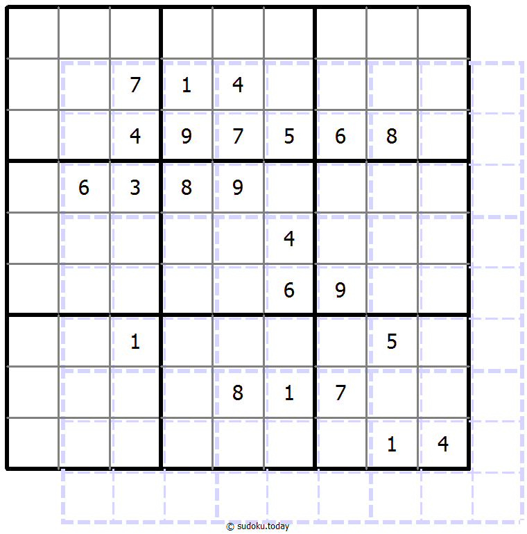 Sudoku de sombras 10x10 #39384