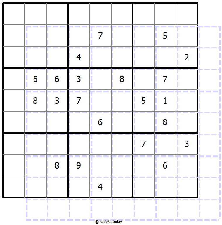 Sudoku de sombras 10x10 #39385