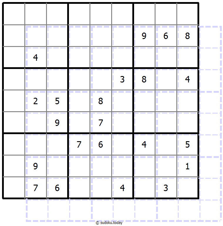 Sudoku de sombras 10x10 #39386