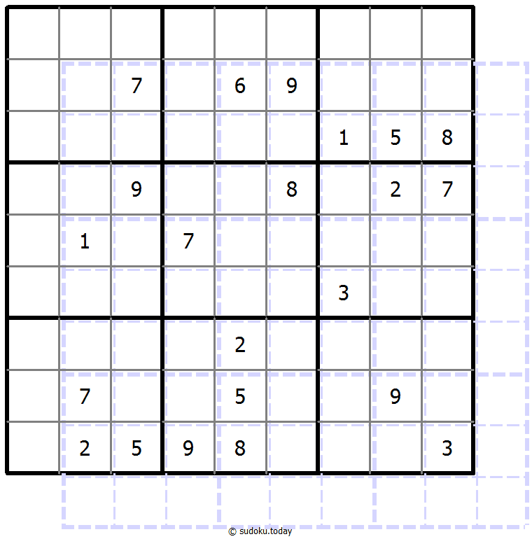 Sudoku de sombras 10x10 #39513