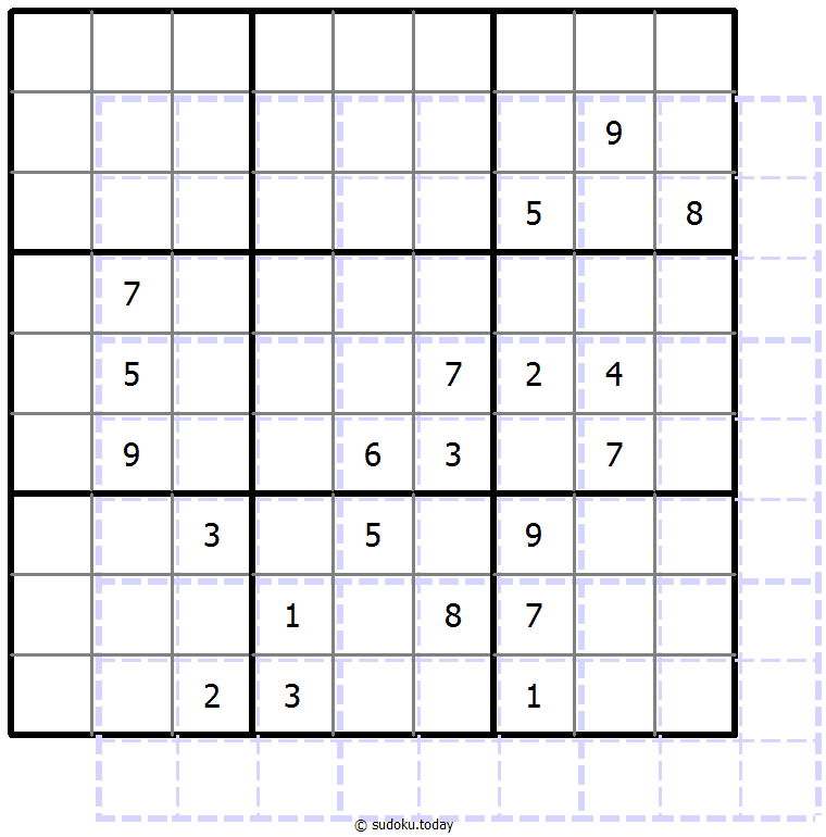 Sudoku de sombras 10x10 #39593