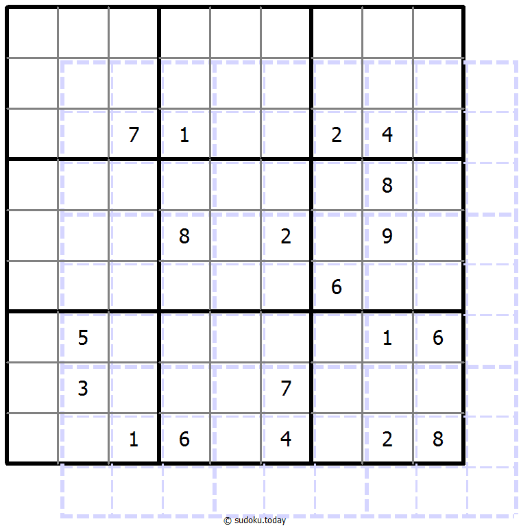 Sudoku de sombras 10x10 #39596