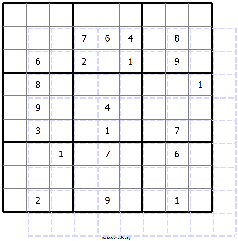 Sudoku de sombras 10x10 #39603