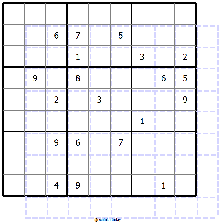 Sudoku de sombras 10x10 #39604
