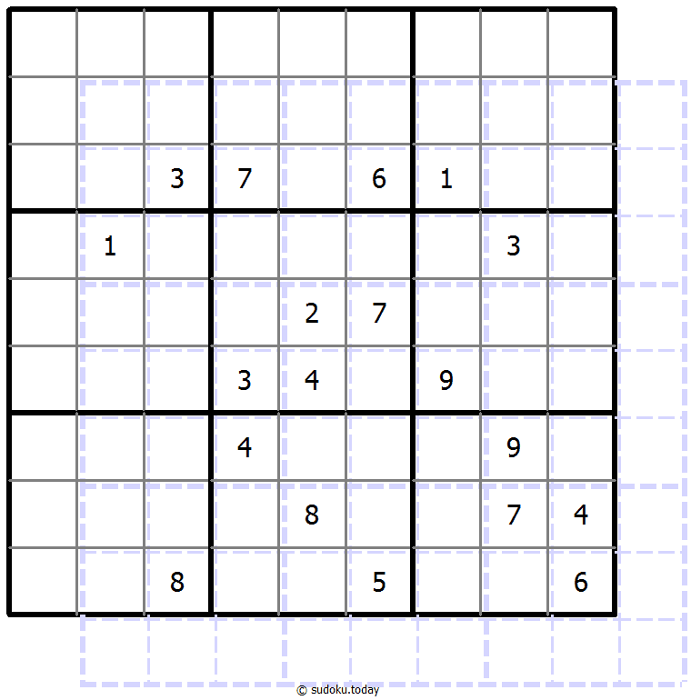Sudoku de sombras 10x10 #39605