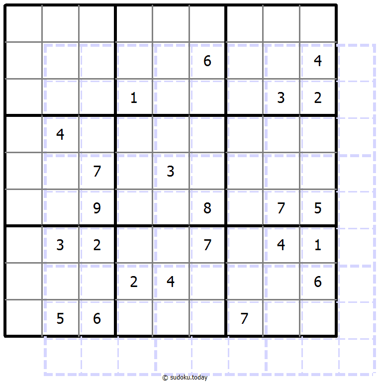 Sudoku de sombras 10x10 #39608