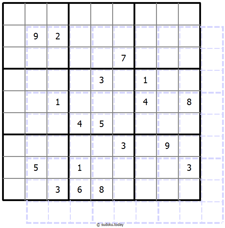 Sudoku de sombras 10x10 #39614