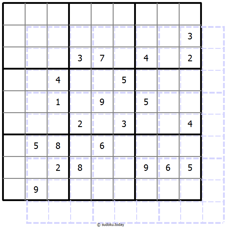 Sudoku de sombras 10x10 #39617