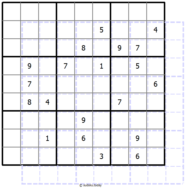 Sudoku de sombras 10x10 #39621