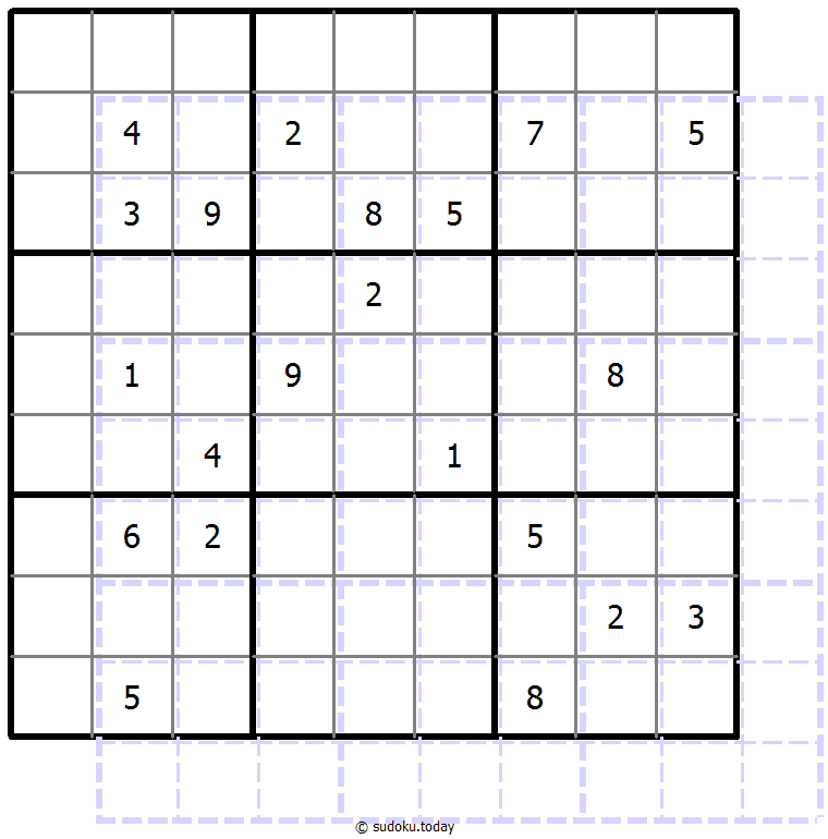 Sudoku de sombras 10x10 #39625