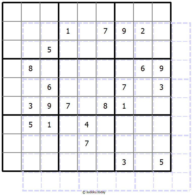Sudoku de sombras 10x10 #39628