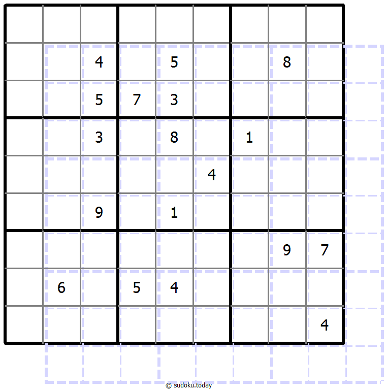 Sudoku de sombras 10x10 #39632
