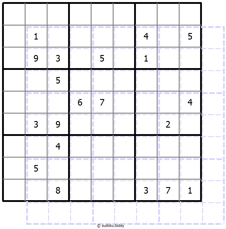 Sudoku de sombras 10x10 #39636