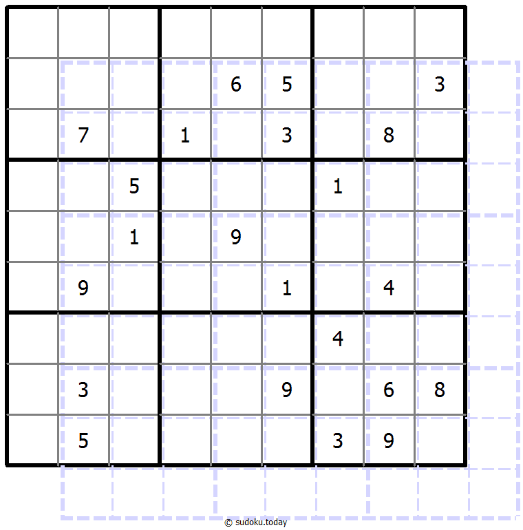 Sudoku de sombras 10x10 #39638