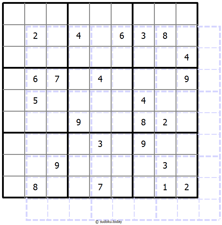 Sudoku de sombras 10x10 #39652