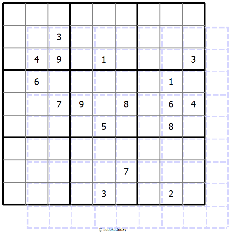 Sudoku de sombras 10x10 #39653