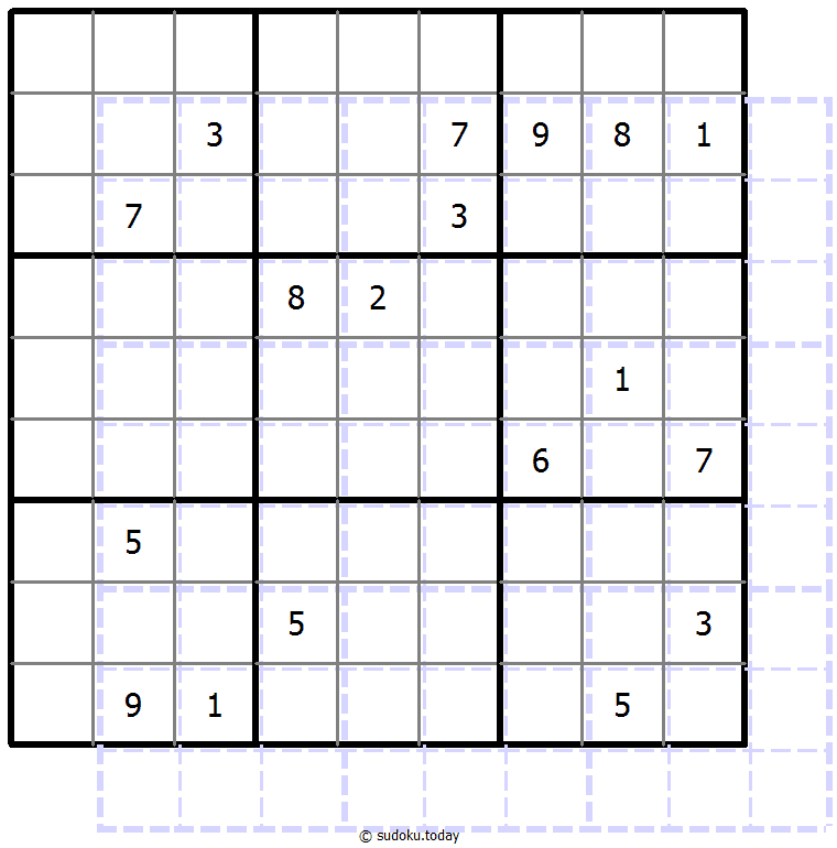 Sudoku de sombras 10x10 #39655