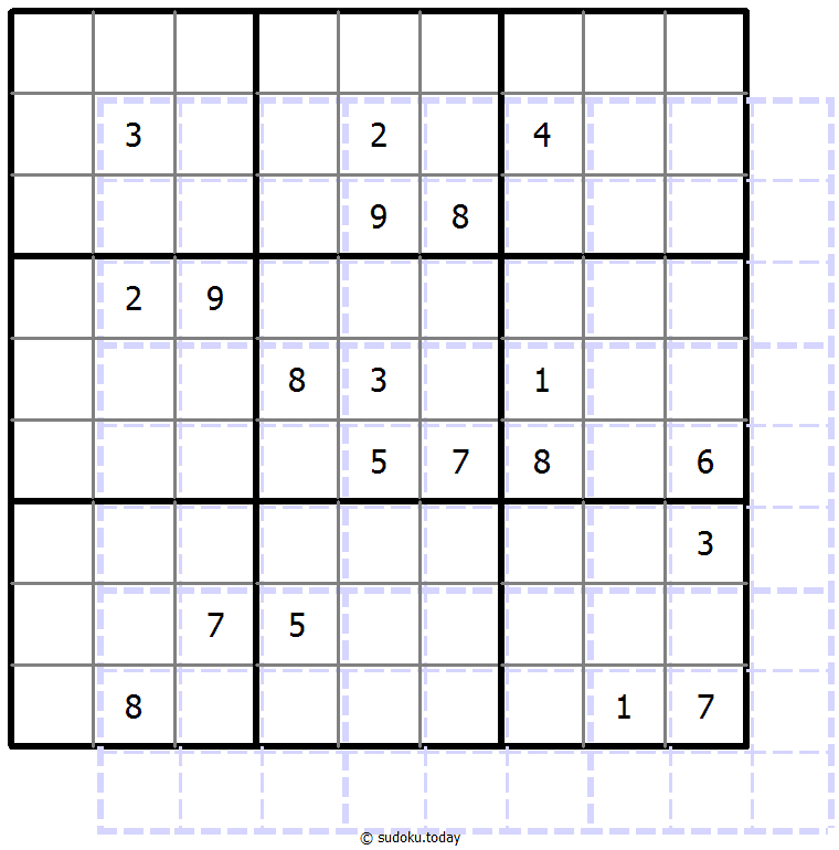 Sudoku de sombras 10x10 #39657