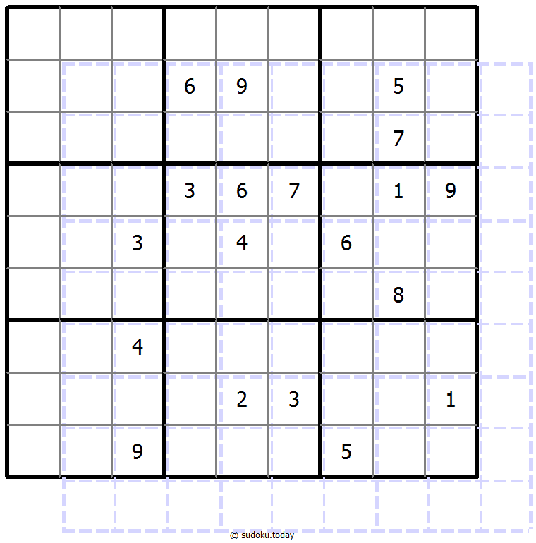Sudoku de sombras 10x10 #39668