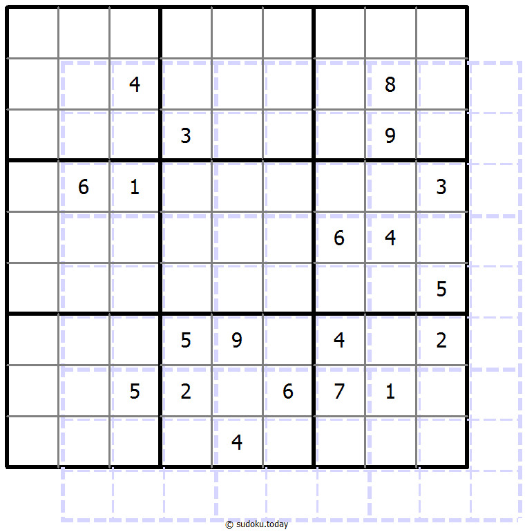 Sudoku de sombras 10x10 #39673
