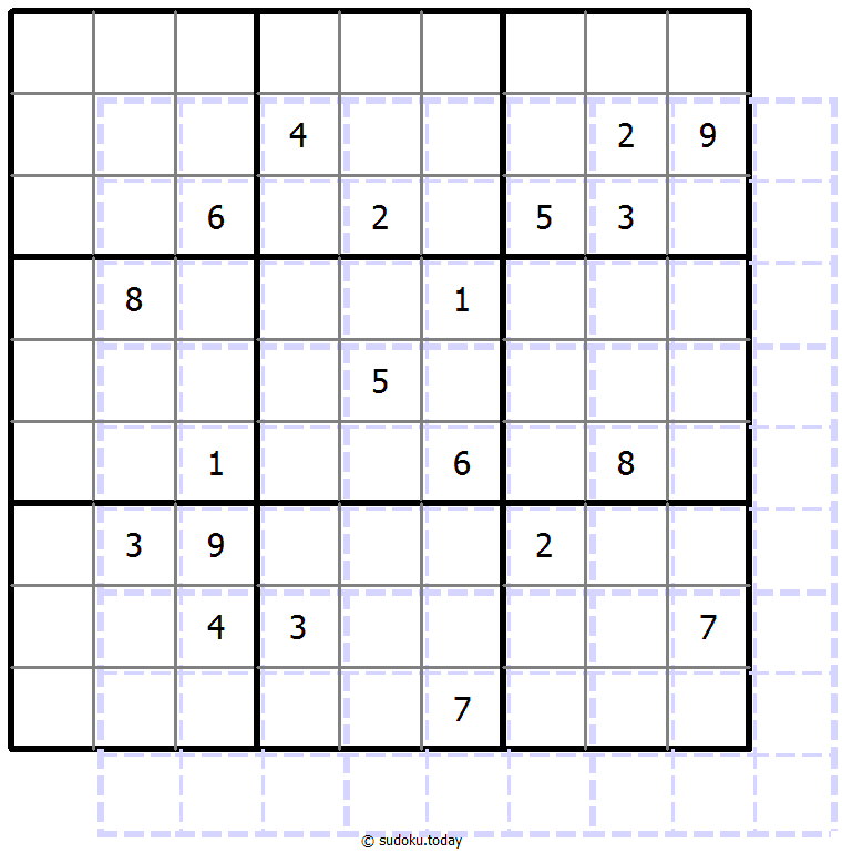 Sudoku de sombras 10x10 #39675