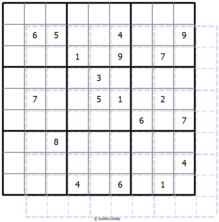 Sudoku de sombras 10x10 #39681