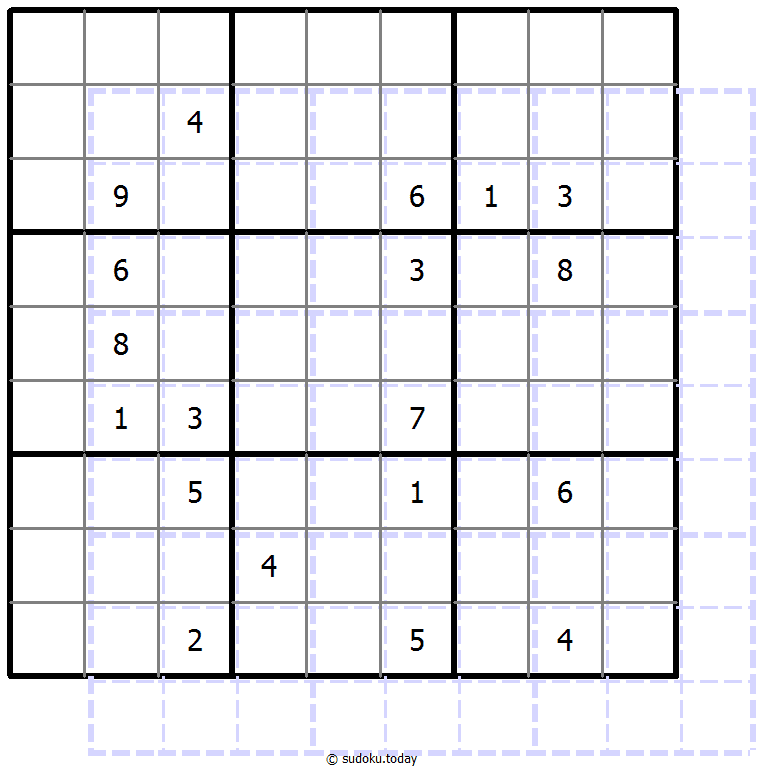 Sudoku de sombras 10x10 #39687