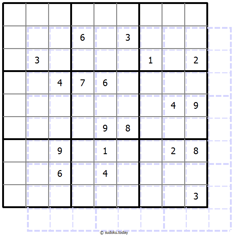 Sudoku de sombras 10x10 #39690